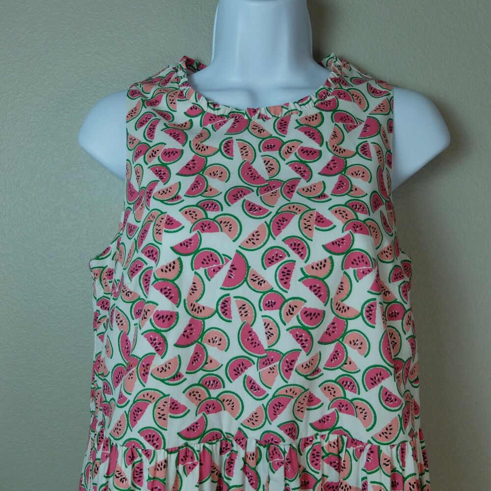 J Crew Factory Sleeveless Tiered Mini Dress in Cotton Poplin Size 2 - Picture 2 of 11
